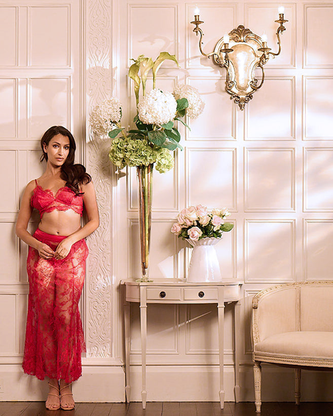 Amour En Lace Skirt Set